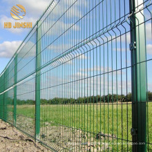 PVC Coated Green Red Yellow Color 3D Security Fence Panels